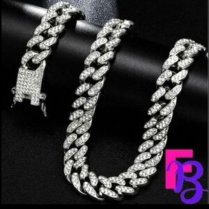 *NEW!* 13mm White Gold Iced Miami Cuban Chain
